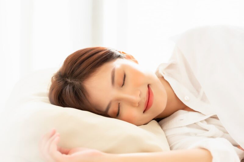 鎮静剤で眠っているようなリラックスした状態で検査可能